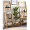Beliani 5 Tier Shelving Unit MOBILE DUO 169 cm Light Brown 5