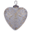 Beliani Set of 8 Baubles FERIABLE Glass Grey 8