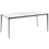 Beliani Garden Dining Table SOVARETO 180 cm 90 cm Marble Effect White Marble 4