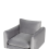 Beliani Armchair VINTERBRO Velvet Grey 4
