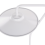 Beliani LED Table Lamp GALETTI Metal White 2