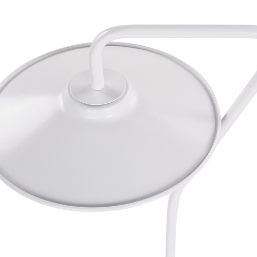 Beliani LED Table Lamp GALETTI Metal White 1