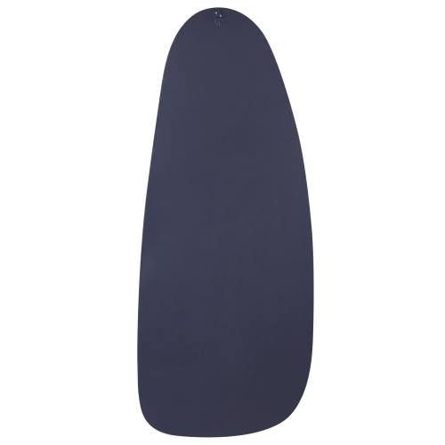 Beliani Wall Mirror CERGY 39 cm 95 cm Metal Black 1