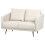 Beliani Sofa 2 Seater MAURA Fabric Light Beige 4