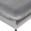 Beliani Ottoman VINTERBRO Velvet Grey 5
