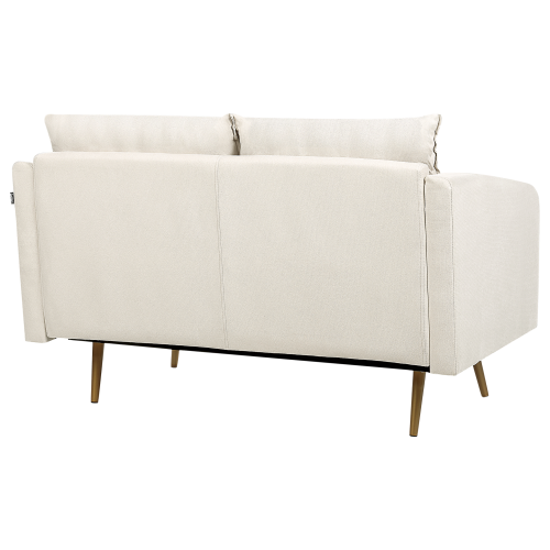 Beliani Sofa 2 Seater MAURA Fabric Light Beige 2