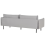 Beliani Sofa 3 Seater VINTERBRO Velvet Grey 6