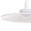 Beliani LED Table Lamp GALETTI Metal White 3