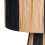 Beliani Table Lamp WELMEL Wicker Brown/ Black 7