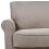 Beliani Sofa 3 Seater RONNEBY Fabric Light Brown 4