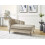 Beliani Left-Hand Chaise Longue ALLIER Velvet Beige 2