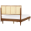 Beliani Bed Rattan AURAY 140 x 200 cm (EU Double) Brown 3