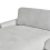 Beliani Corner Sofa 3 Seater MALOY Chenille Light Grey Right Hand 2