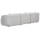 Beliani Corner Sofa 3 Seater SVANSELE Fabric Light Grey Right Hand 5