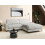 Beliani Corner Sofa 3 Seater MALOY Chenille Light Grey Left Hand 2
