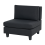 Beliani Modular Sofa 3 Seater UNSTAD Black Fabric 2