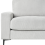 Beliani Corner Sofa 3 Seater MALOY Chenille Light Grey Left Hand 6