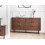 Beliani 6 Drawer Chest BRADLEY Dark Brown 2