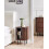 Beliani Bedside Table BRADLEY Dark Brown 4