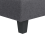 Beliani Ottoman UNSTAD Fabric Dark Grey 5