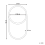Beliani Wall Mirror BALEAL 30 cm 56 cm Rattan Natural 3