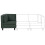 Beliani Corner Seat UNSTAD Fabric Dark Green 2