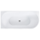 Beliani Corner Bath GOCTA 1700 x 780 mm White Right Hand 5