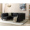 Beliani Modular U-Shape Sofa 5 Seater UNSTAD Fabric Black 4
