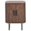 Beliani Bedside Table BRADLEY Dark Brown 2