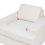 Beliani Armchair ALLA Fabric Light Beige 6