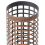 Beliani Umbrella Stand MALABO Metal Copper 3
