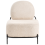 Beliani Armchair LUNDE Fabric Beige 2
