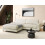 Beliani Corner Sofa 3 Seater MALOY Chenille Off-White Right Hand 2