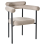 Beliani Set of 2 Dining Chairs LYNEY Fabric Beige 2