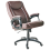 Beliani Executive Chair GRACEFUL Faux Leather Dark Brown 4