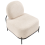 Beliani Armchair LUNDE Fabric Beige 4