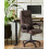 Beliani Executive Chair GRACEFUL Faux Leather Dark Brown 2