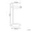 Beliani Umbrella Stand LOBAMBA Metal Black 3