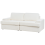 Beliani Sofa 3 Seater ALLA Boucle Off-White 3