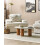 Beliani Set of 2 Armchairs ALLA Boucle Off-White 2