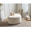 Beliani Pouffe SACO Fabric Light Beige 2