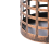 Beliani Umbrella Stand MALABO Metal Copper 4