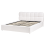 Beliani Ottoman Bed BASTON Fabric Off-White 160 x 200 cm (EU King Size) 4