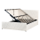 Beliani Ottoman Bed ROCHEFORT Boucle Off-White 140 x 200 cm (EU Double) 4