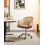 Beliani Desk Chair REDDING Faux Leather Brown 2