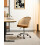 Beliani Desk Chair BALTIMORE Faux Leather Brown 2