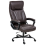 Beliani Executive Chair PROUD Faux Leather Dark Brown 4