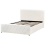Beliani Ottoman Bed ROCHEFORT Boucle Off-White 140 x 200 cm (EU Double) 5