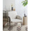 Beliani Armchair TRYSNES Fabric Light Beige 2