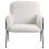 Beliani Armchair TRYSNES Fabric Light Beige 4